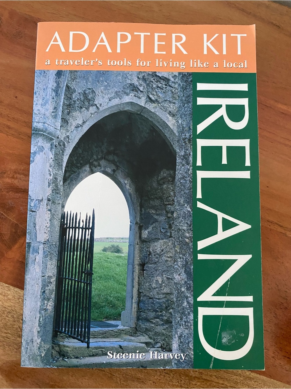 Ireland Adapter Kit Travel Guide - Green & Orange Cover